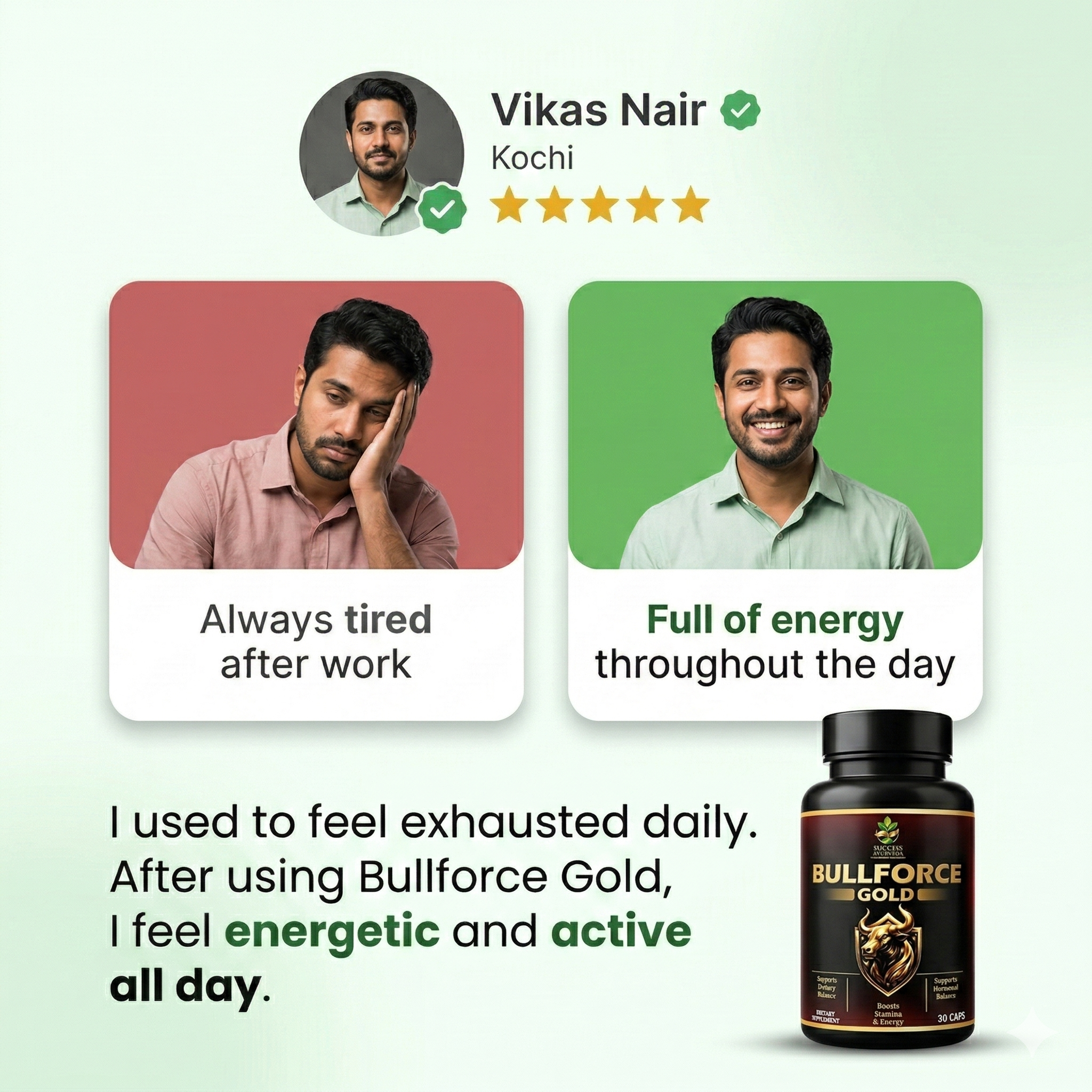 Bullforce Gold customer review testimonial 1